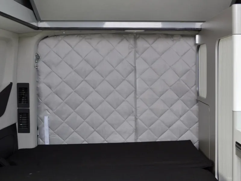 Internal view of a converted van fitted with the Clairval Thermicamp® Door  