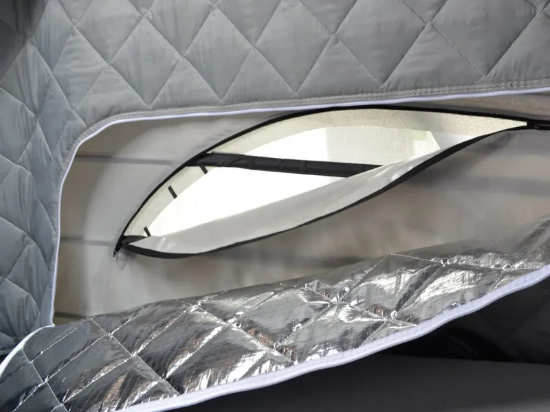 clairval Thermicamp® ROOF opening the shutters of the roof allows ventilating the vehicle