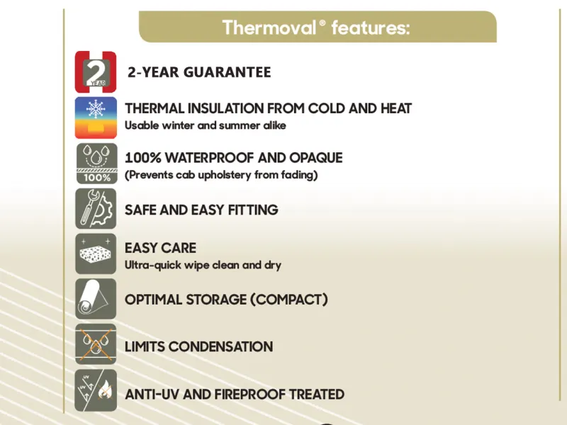 The benefits of the Thermoval features used in Clairval insulating covers