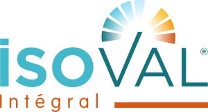 logo for the Isoval Intégral, Clairval’s multi-layer thermal cover for A-class campervans