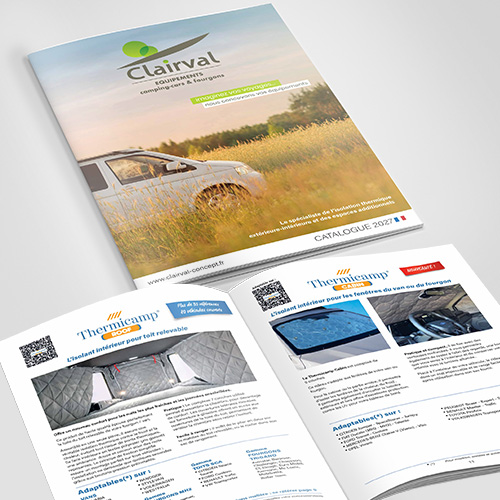 Catalog 2027 Equipment and accessories for campervans, motorhomes and vans - Clairval, the manufacturer of insulating covers